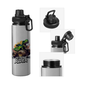 Extreme rider Dyno, Μεταλλικό παγούρι νερού με καπάκι ασφαλείας, αλουμινίου 850ml