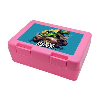Extreme rider Dyno, Children's cookie container PINK 185x128x65mm (BPA free plastic)