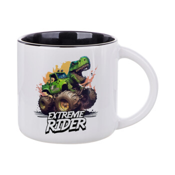 Extreme rider Dyno, Κούπα κεραμική 400ml Λευκή/Μαύρη
