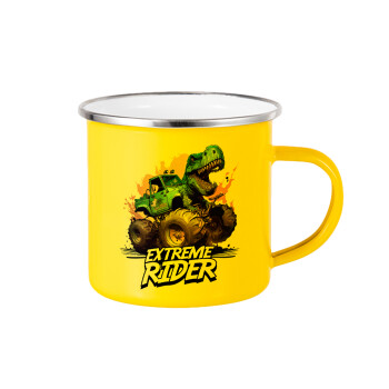 Extreme rider Dyno, Κούπα Μεταλλική εμαγιέ Κίτρινη 360ml