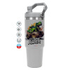 GREY color, 890ml (30oz) stainless Steel Tumbler with Handle