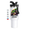 Mega Stainless steel Tumbler with lid, double wall 1,2L