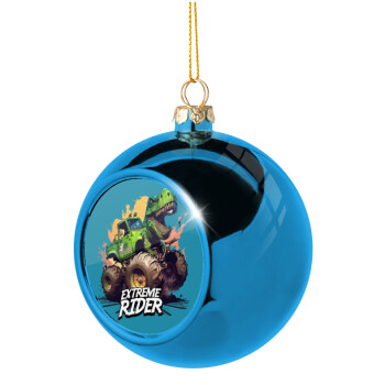 Extreme rider Dyno, Χριστουγεννιάτικη μπάλα δένδρου Μπλε 8cm