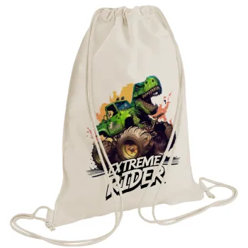 Extreme rider Dyno, Backpack bag GYMBAG natural (28x40cm)