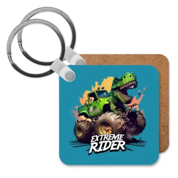 Extreme rider Dyno, Μπρελόκ Ξύλινο τετράγωνο MDF