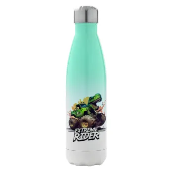 Extreme rider Dyno, Metal mug thermos Green/White (Stainless steel), double wall, 500ml