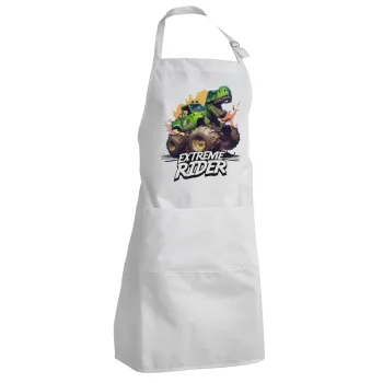 Extreme rider Dyno, Adult Chef Apron (with sliders and 2 pockets)
