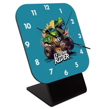 Extreme rider Dyno, Quartz Wooden table clock with hands (10cm)