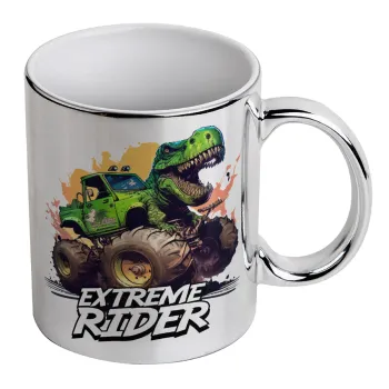 Extreme rider Dyno, Κούπα κεραμική, ασημένια καθρέπτης, 330ml