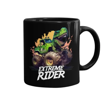 Extreme rider Dyno, Κούπα Μαύρη, κεραμική, 330ml