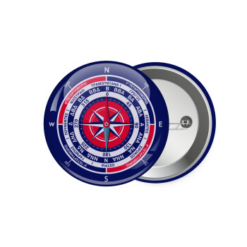 Ανεμολόγιο χάρτης πυξίδα ναυτικού, Κονκάρδα παραμάνα 7.5cm