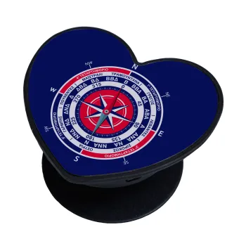 Wind compass, Phone Holders Stand  καρδιά Μαύρο Βάση Στήριξης Κινητού στο Χέρι
