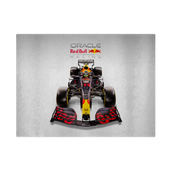 Redbull Racing Team F1, Επιφάνεια κοπής γυάλινη (38x28cm)
