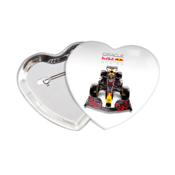 Redbull Racing Team F1, Κονκάρδα παραμάνα καρδιά (57x52mm)