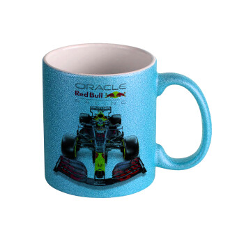 Redbull Racing Team F1, Κούπα Σιέλ Glitter που γυαλίζει, κεραμική, 330ml