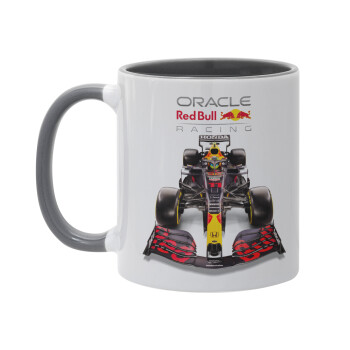 Redbull Racing Team F1, Κούπα χρωματιστή γκρι, κεραμική, 330ml