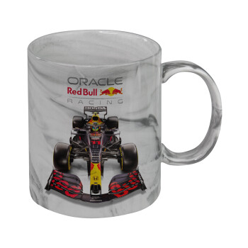 Redbull Racing Team F1, Mug ceramic marble style, 330ml