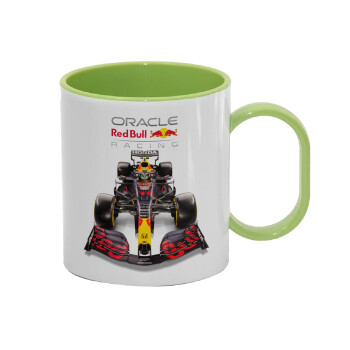 Redbull Racing Team F1, Κούπα (πλαστική) (BPA-FREE) Polymer Πράσινη για παιδιά, 330ml