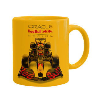 Redbull Racing Team F1, Κούπα, κεραμική κίτρινη, 330ml (1 τεμάχιο)