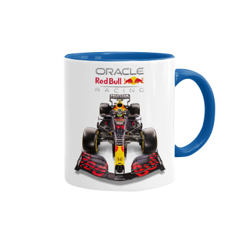 Redbull Racing Team F1, Κούπα χρωματιστή μπλε, κεραμική, 330ml