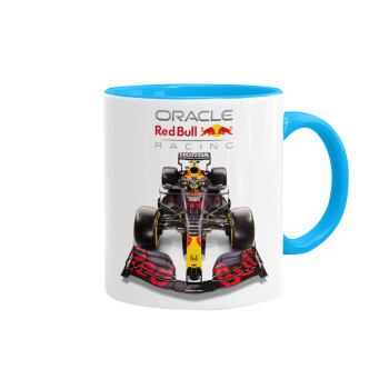 Redbull Racing Team F1, Κούπα χρωματιστή γαλάζια, κεραμική, 330ml