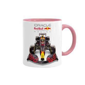 Redbull Racing Team F1, Κούπα χρωματιστή ροζ, κεραμική, 330ml