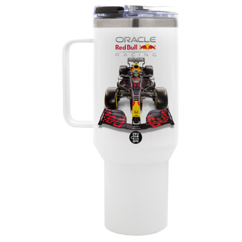 Redbull Racing Team F1, Mega Tumbler με καπάκι, διπλού τοιχώματος (θερμό) 1,2L