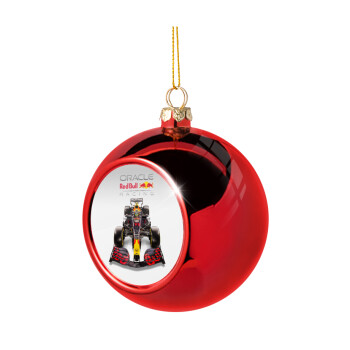 Redbull Racing Team F1, Χριστουγεννιάτικη μπάλα δένδρου Κόκκινη 8cm