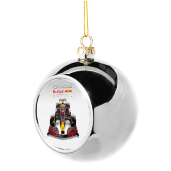 Redbull Racing Team F1, Χριστουγεννιάτικη μπάλα δένδρου Ασημένια 8cm