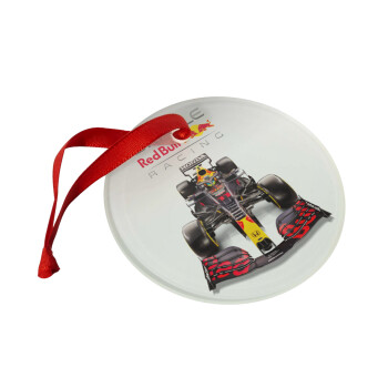Redbull Racing Team F1, Χριστουγεννιάτικο στολίδι γυάλινο 9cm
