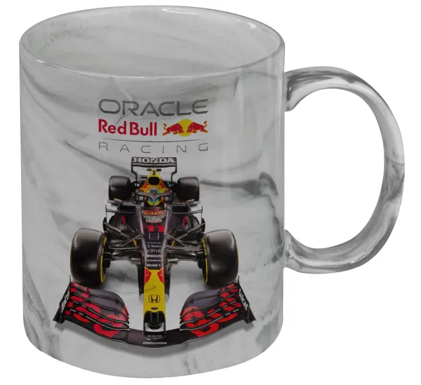 Redbull Racing Team F1 — Κούπα κεραμική, marble style (μάρμαρο), 330ml