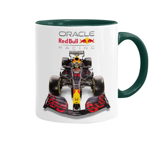 Redbull Racing Team F1 — Κούπα χρωματιστή πράσινη, κεραμική, 330ml