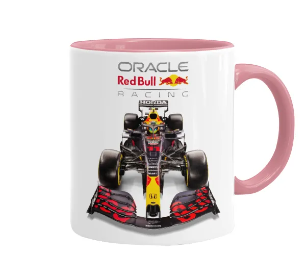 Redbull Racing Team F1 — Κούπα χρωματιστή ροζ, κεραμική, 330ml