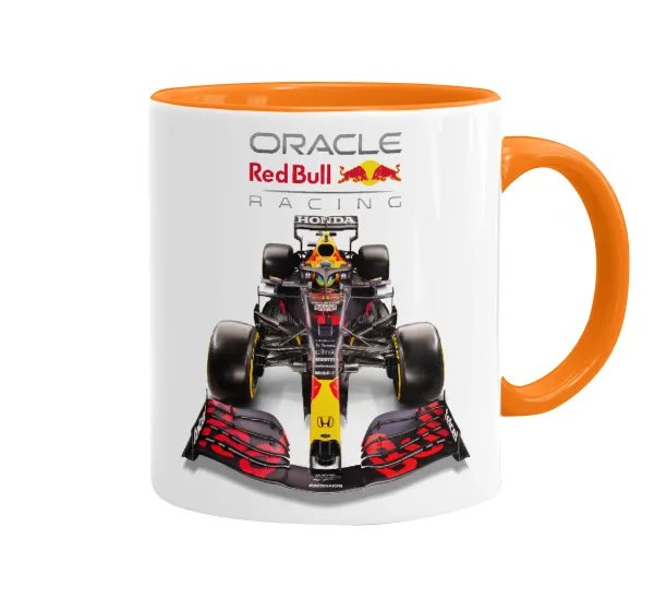Redbull Racing Team F1 — Κούπα χρωματιστή πορτοκαλί, κεραμική, 330ml