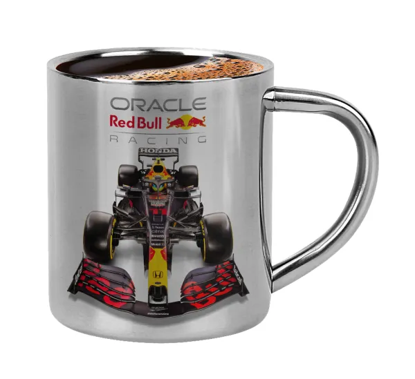Redbull Racing Team F1 — Double-wall metal cup for espresso (220ml)