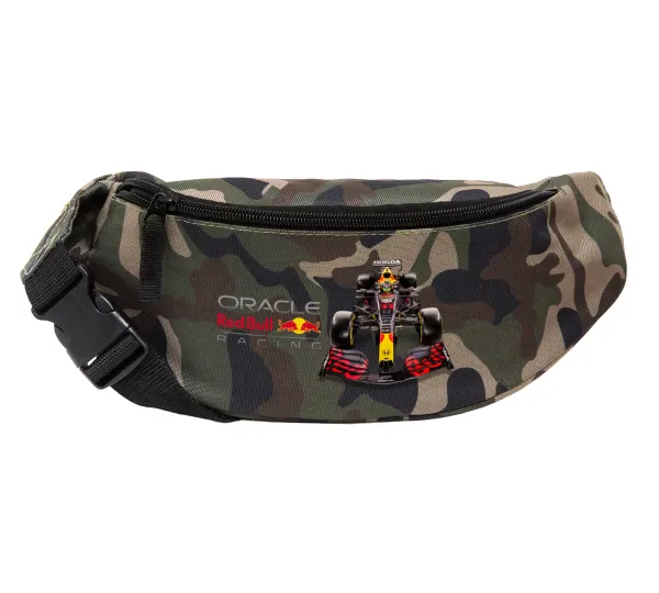 Redbull Racing Team F1 — Unisex waist bag (banana) in Jungle camouflage color with 2 pockets