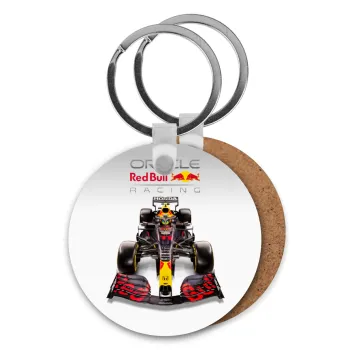 Redbull Racing Team F1, Μπρελόκ Ξύλινο στρογγυλό MDF Φ5cm