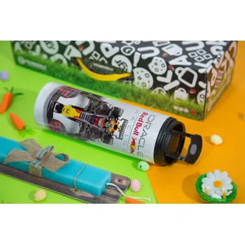 Redbull Racing Team F1, Πασχαλινή Λαμπάδα με Travel Tumbler θερμό με διπλό καπάκι (600ml, BPA free) & κερί αρωματικό πλακέ (30cm) (ΤΙΡΚΟΥΑΖ)