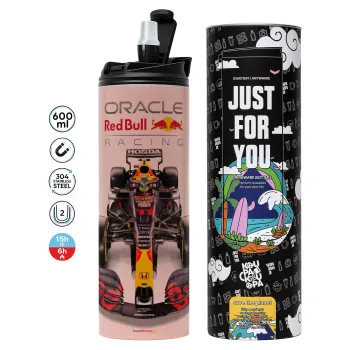 Redbull Racing Team F1, Tumbler stainless steel PINK 600ml