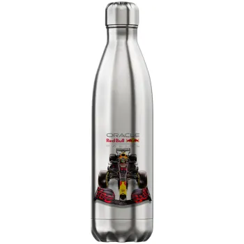 Redbull Racing Team F1, Μεταλλικό παγούρι θερμός Inox (Stainless steel), διπλού τοιχώματος, 750ml
