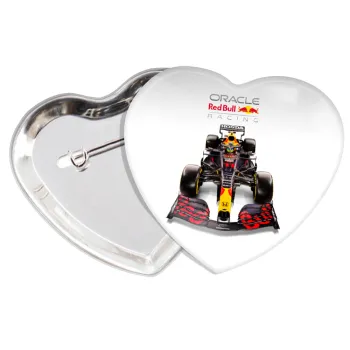 Redbull Racing Team F1, Κονκάρδα παραμάνα καρδιά (57x52mm)