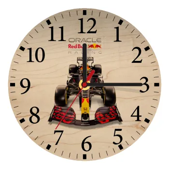 Redbull Racing Team F1, Ρολόι τοίχου ξύλινο plywood (20cm)