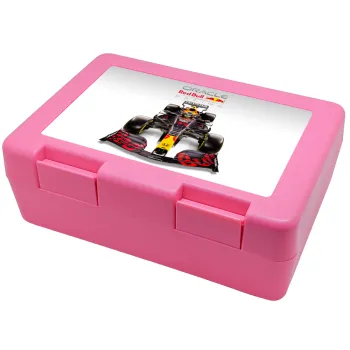 Redbull Racing Team F1, Παιδικό δοχείο κολατσιού ΡΟΖ 185x128x65mm (BPA free πλαστικό)