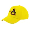 Child's Baseball Cap, 100% Cotton Twill, Yellow (COTTON, CHILD, UNISEX, ONE SIZE)