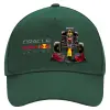 Adult Ultimate Hat GREEN, (100% COTTON DRILL, ADULT, UNISEX, ONE SIZE)