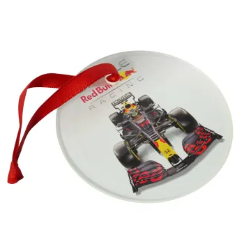 Redbull Racing Team F1, Christmas ornament glass 9cm