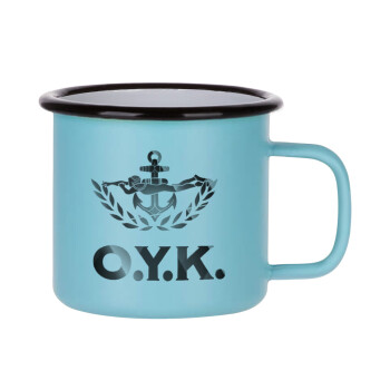 Ο.Υ.Κ., Κούπα Μεταλλική εμαγιέ ΜΑΤ σιέλ 360ml