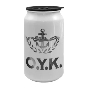Ο.Υ.Κ., Κούπα ταξιδιού μεταλλική με καπάκι (tin-can) 500ml