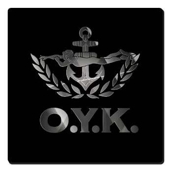 Ο.Υ.Κ., Τετράγωνο μαγνητάκι ξύλινο 6x6cm