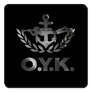 Ο.Υ.Κ., Τετράγωνο μαγνητάκι ξύλινο 9x9cm